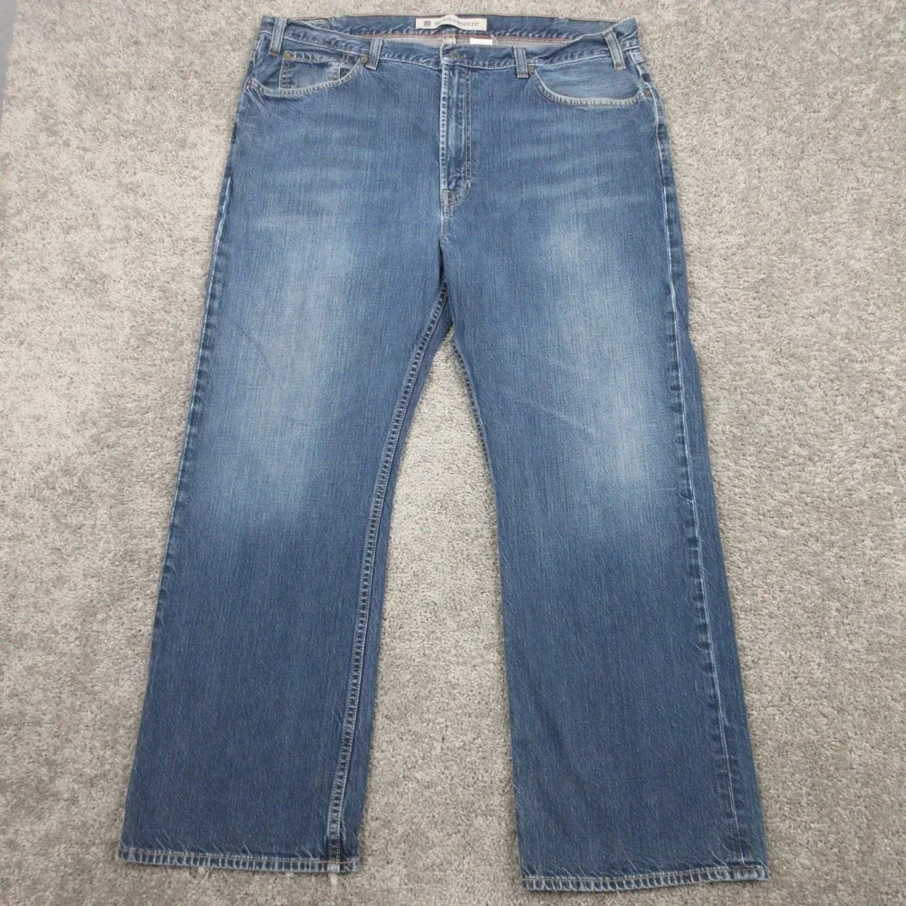 Vintage Gap Jeans Mens 40x30 Blue Faded Relaxed Boot Fit Denim Pants Workwear‎